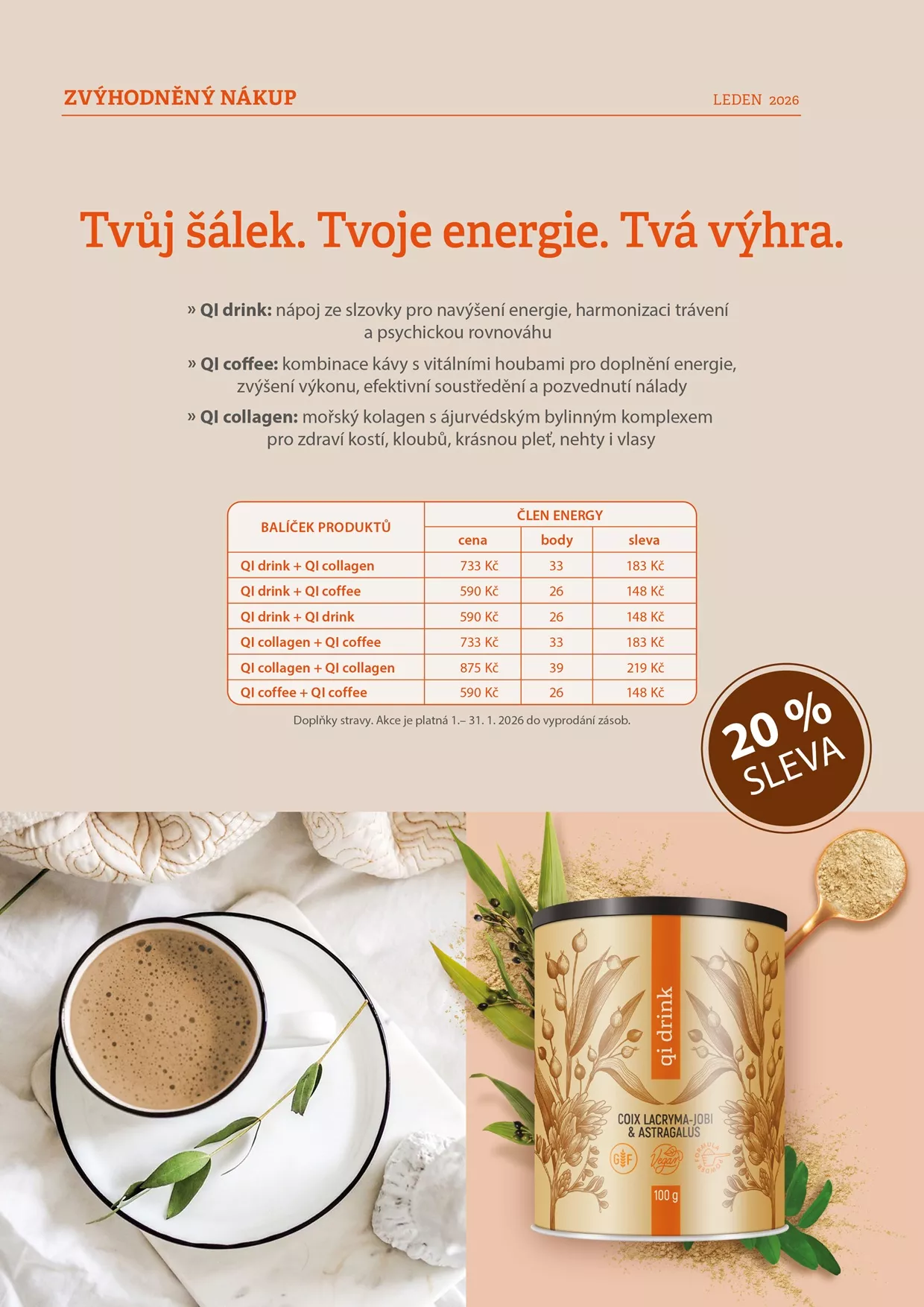 Tvůj šálek. Tvoje energie!